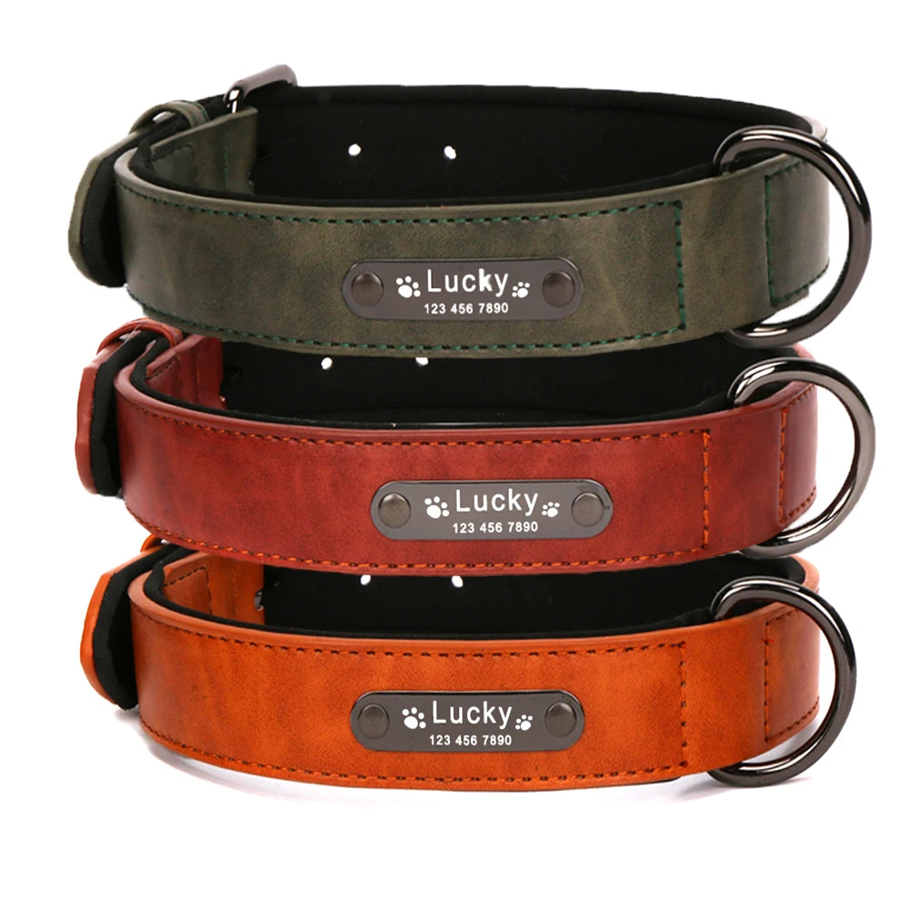 The Milano Leather Collar – Personalized Luxe Edition
