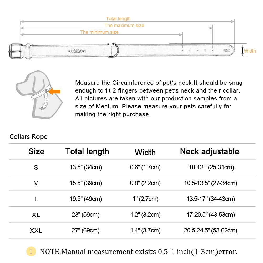 The Milano Leather Collar – Personalized Luxe Edition