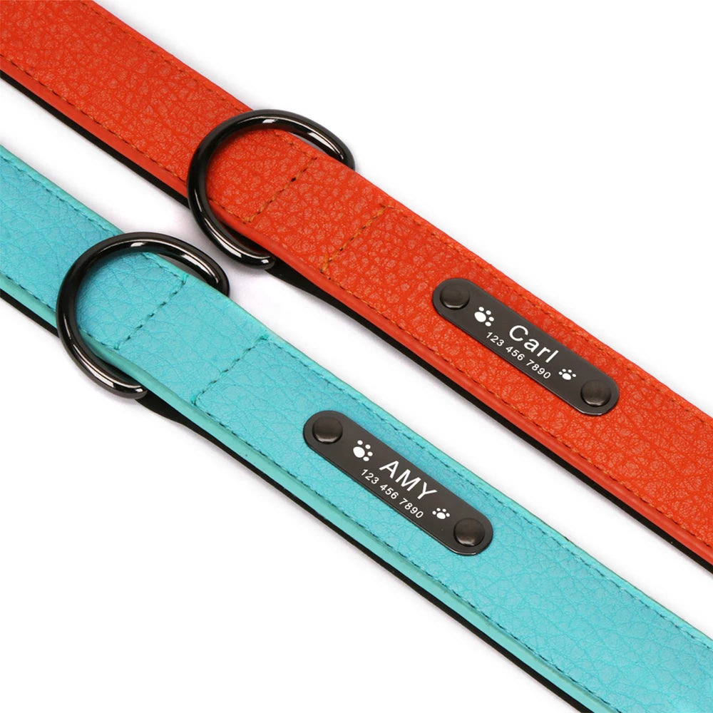 The Milano Leather Collar – Personalized Luxe Edition