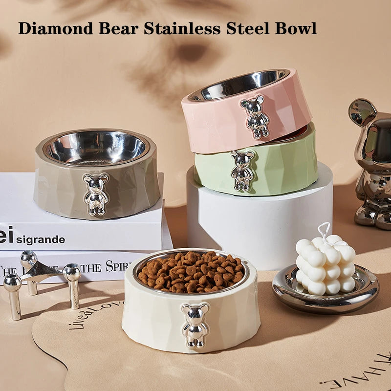 The Diamond Bear Bowl – Luxe Home Edition