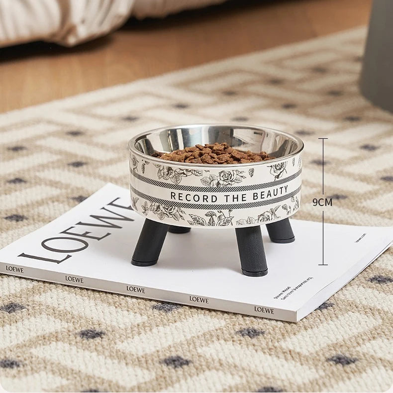 The Noir Maison Bowl – Elevated Pet Dining Edition