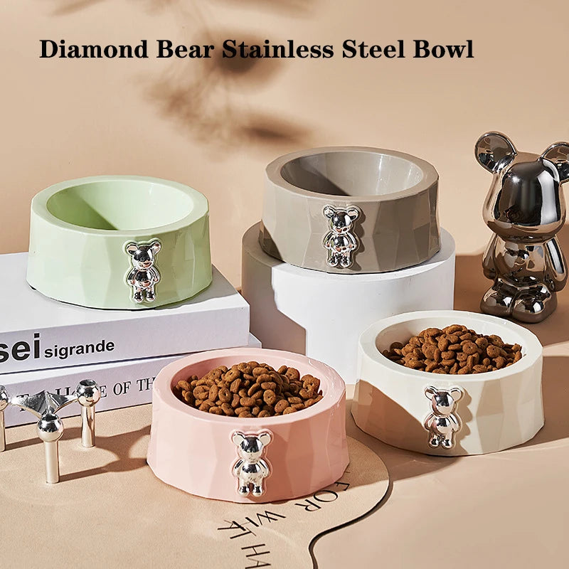 The Diamond Bear Bowl – Luxe Home Edition