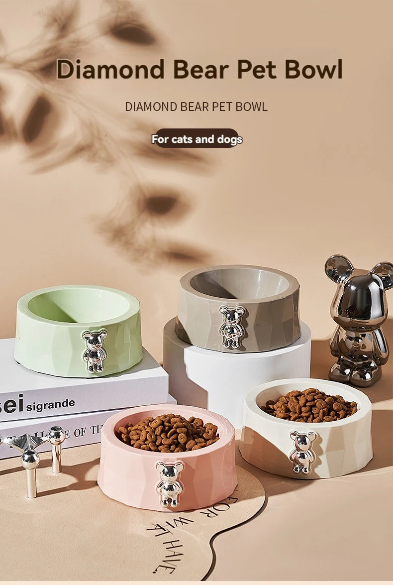 The Diamond Bear Bowl – Luxe Home Edition