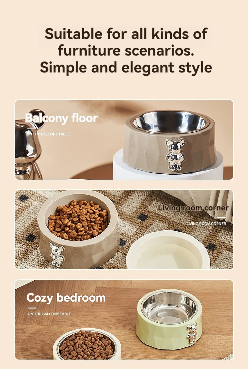 The Diamond Bear Bowl – Luxe Home Edition