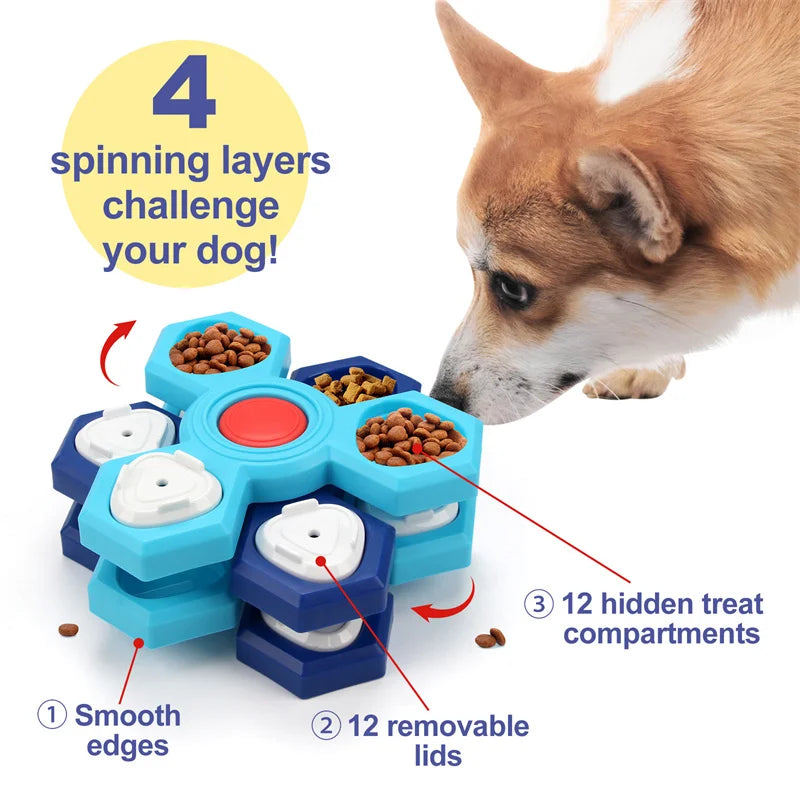 The SpinBloom Puzzle Feeder – KishiDoodles Smart Play Collection