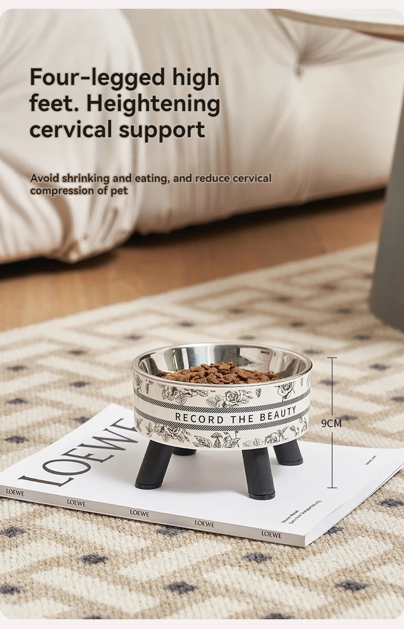 The Noir Maison Bowl – Elevated Pet Dining Edition