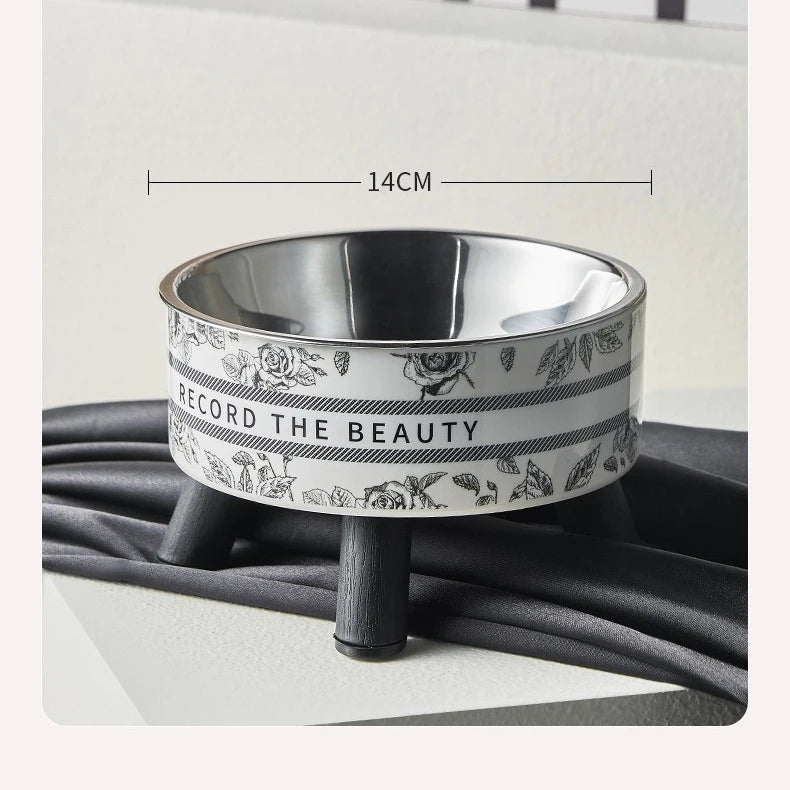 The Noir Maison Bowl – Elevated Pet Dining Edition