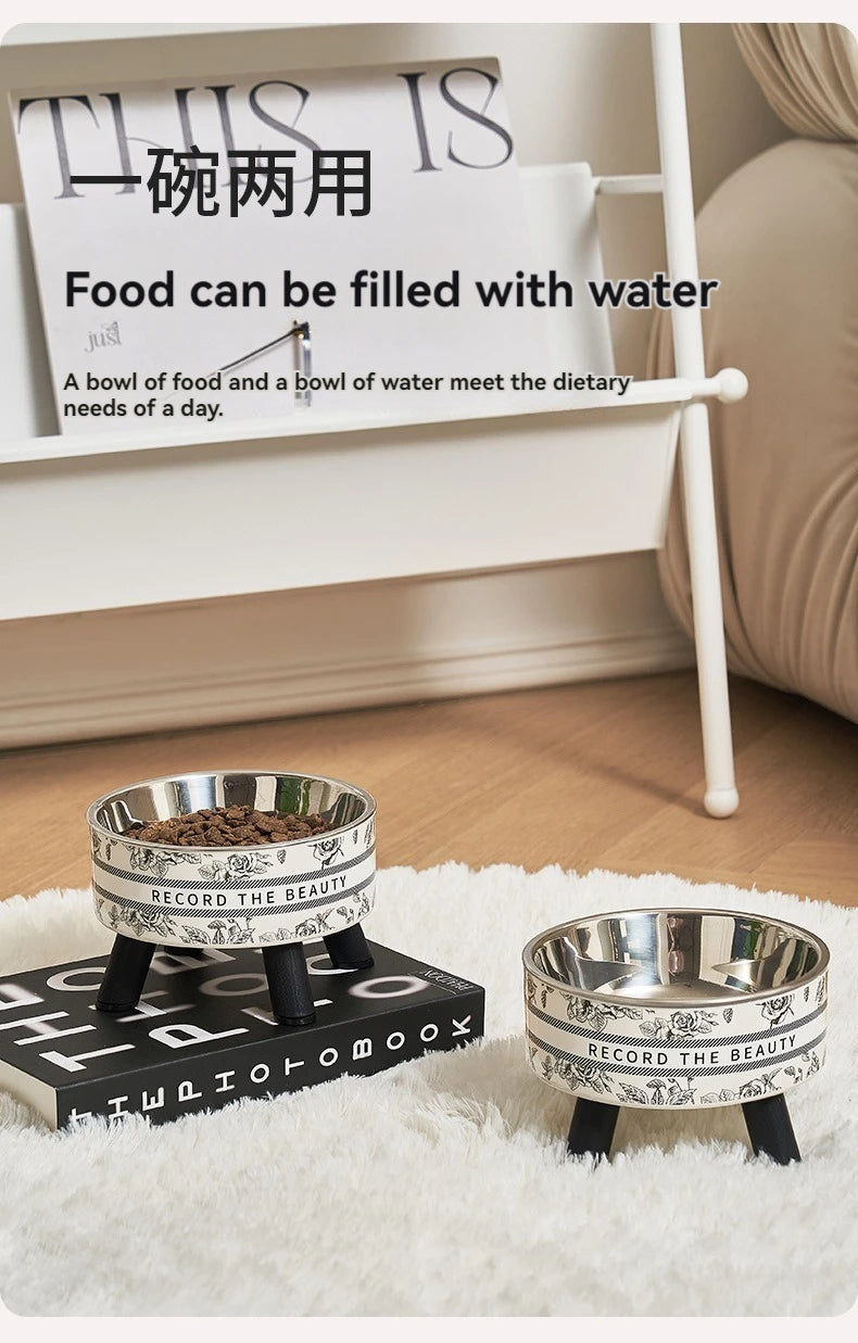 The Noir Maison Bowl – Elevated Pet Dining Edition