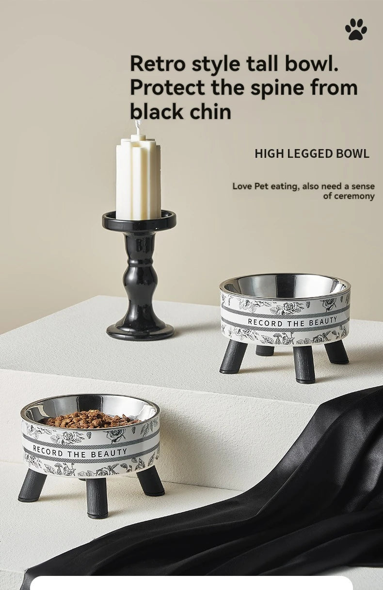 The Noir Maison Bowl – Elevated Pet Dining Edition