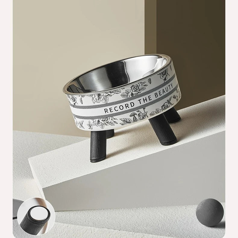 The Noir Maison Bowl – Elevated Pet Dining Edition