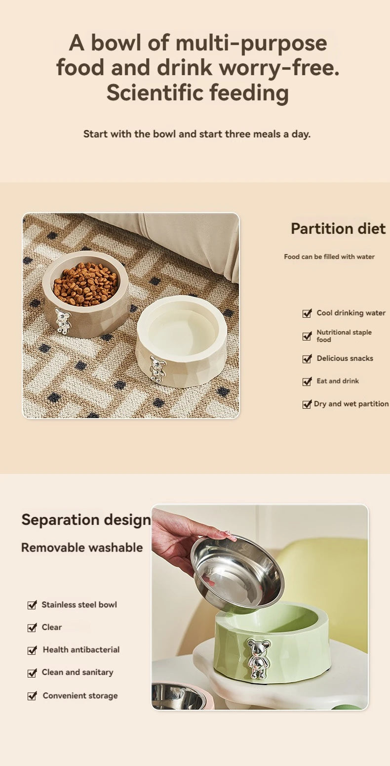 The Diamond Bear Bowl – Luxe Home Edition