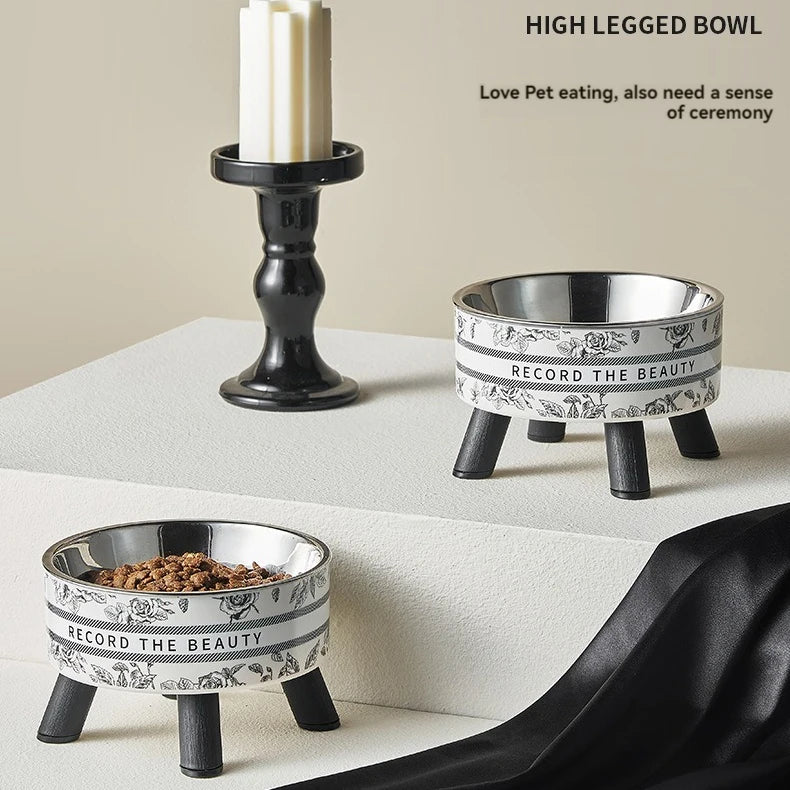 The Noir Maison Bowl – Elevated Pet Dining Edition